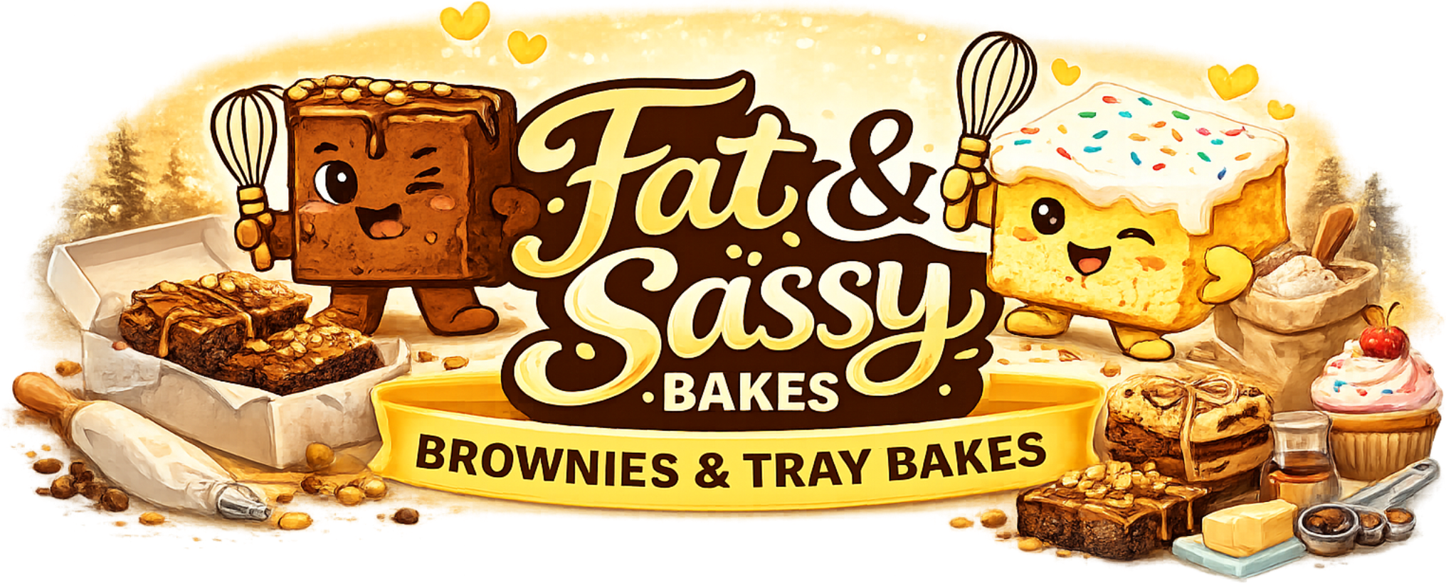 Fat & Sassy Bakes Logo